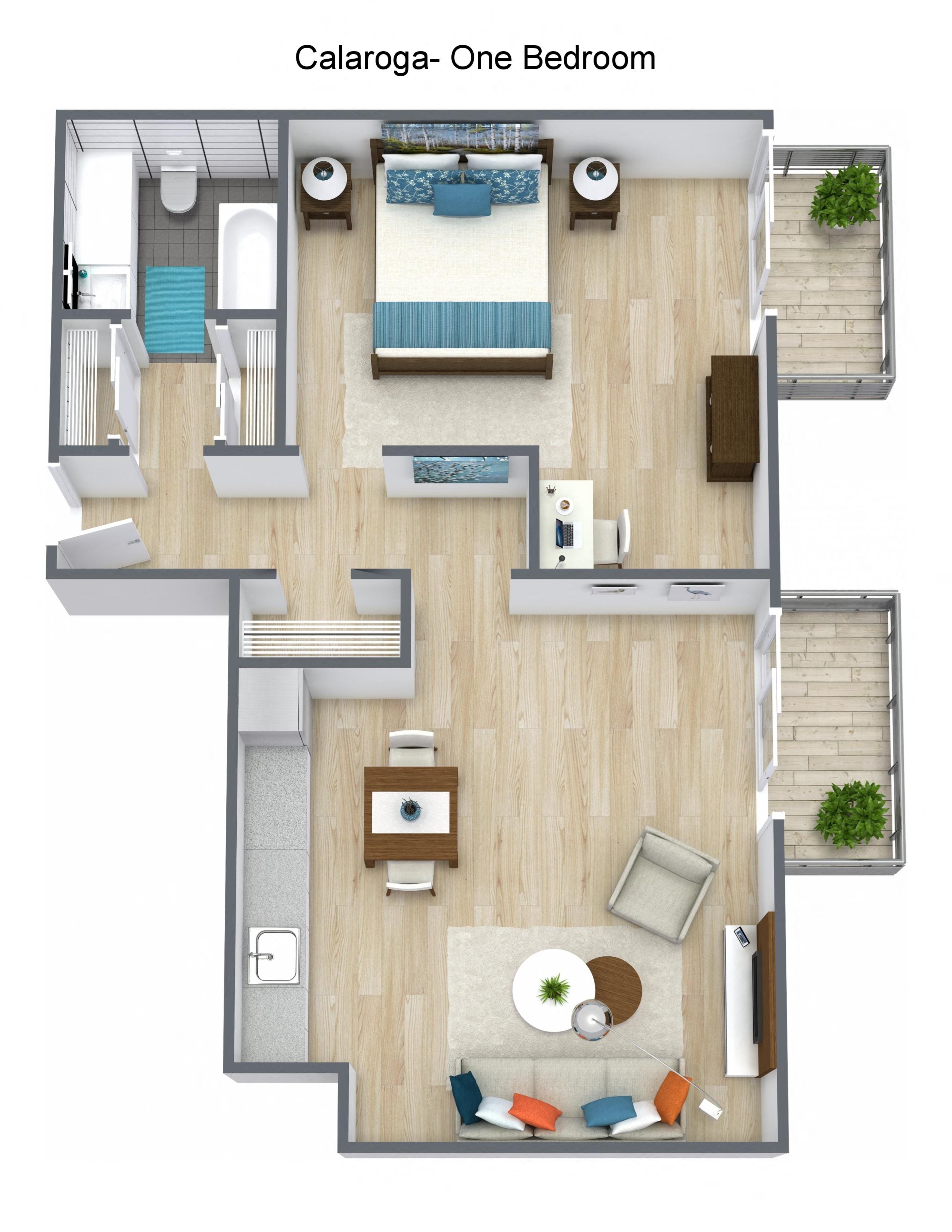 Marquam Floor Plan Marquam Floor Plan at Pacifica Senior Living Calaroga Terrace, Portland, 97232